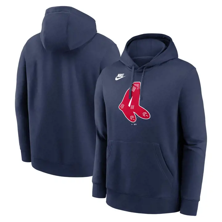 Boston Red Sox MLB Nike Coop Club Hoodie MARINE