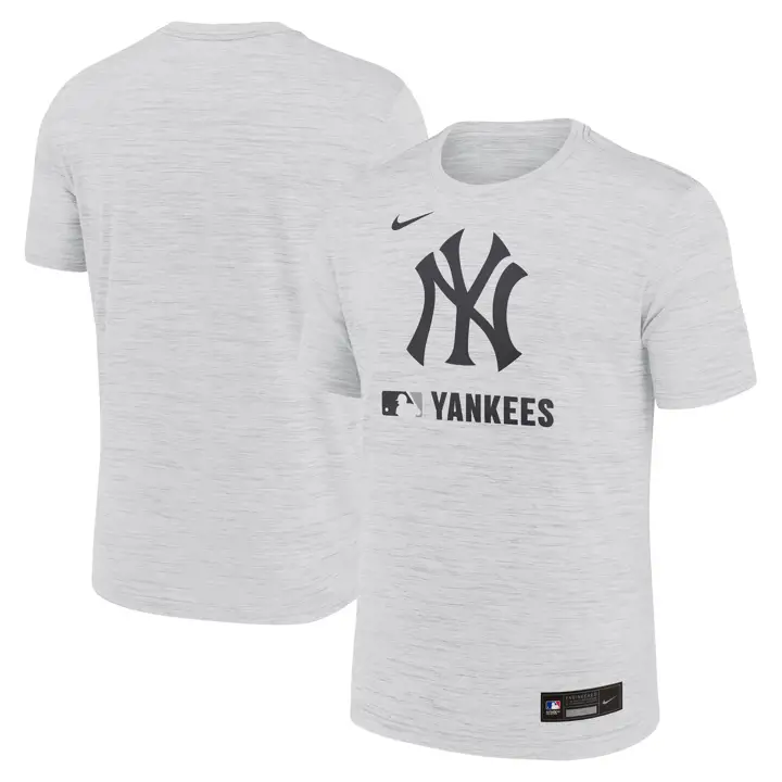 T-shirt New York Yankees MLB Nike AC Velocity Dugout BLANC