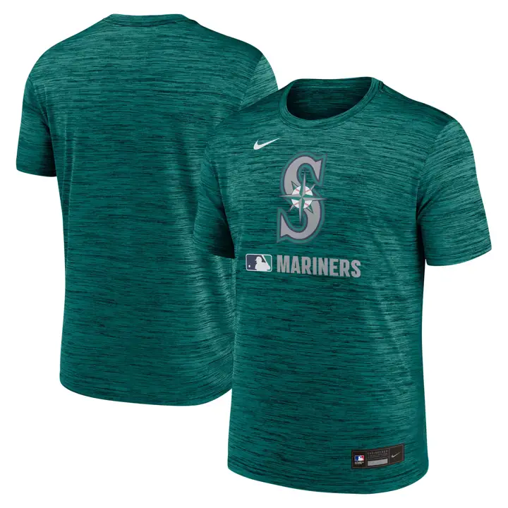 T-shirt Nike MLB AC Velocity Dugout des Mariners de Seattle TEAL