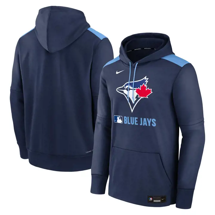 Toronto Blue Jays Sweat à capuche Therma PO AC DUGOUT MARINE/BLEU