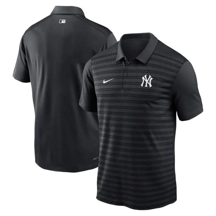 New York Yankees MLB Nike AC Polo rayé Victory BLEU MARINE