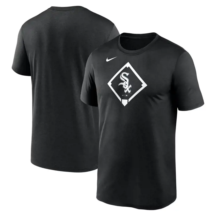 T-Shirt Chicago White Sox MLB Dri-Fit Icon Diamond Noir