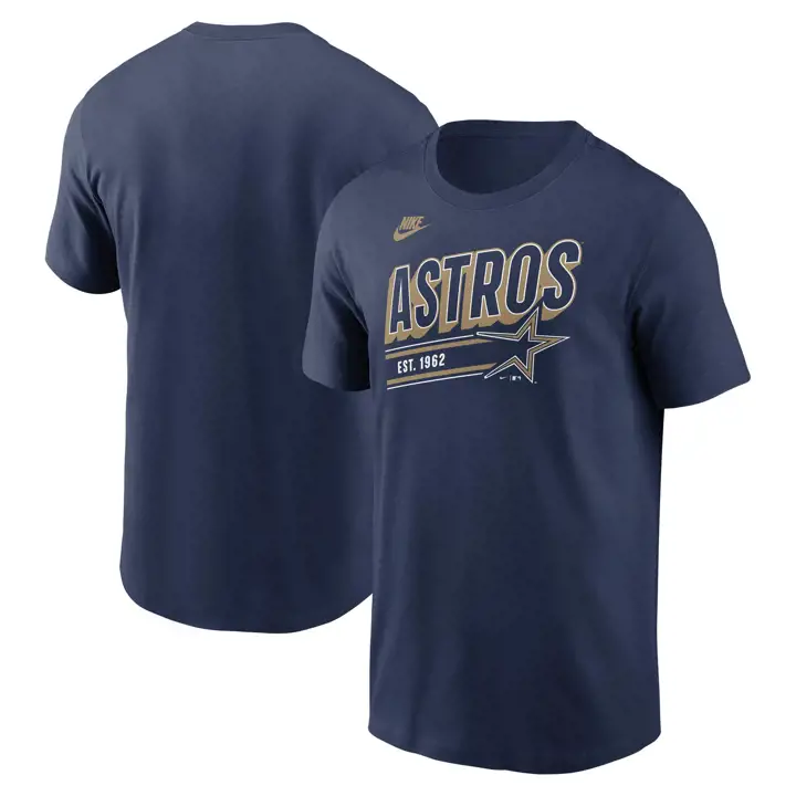T-shirt Houston Astros MLB Coop Retro Knockout BLEU MARINE