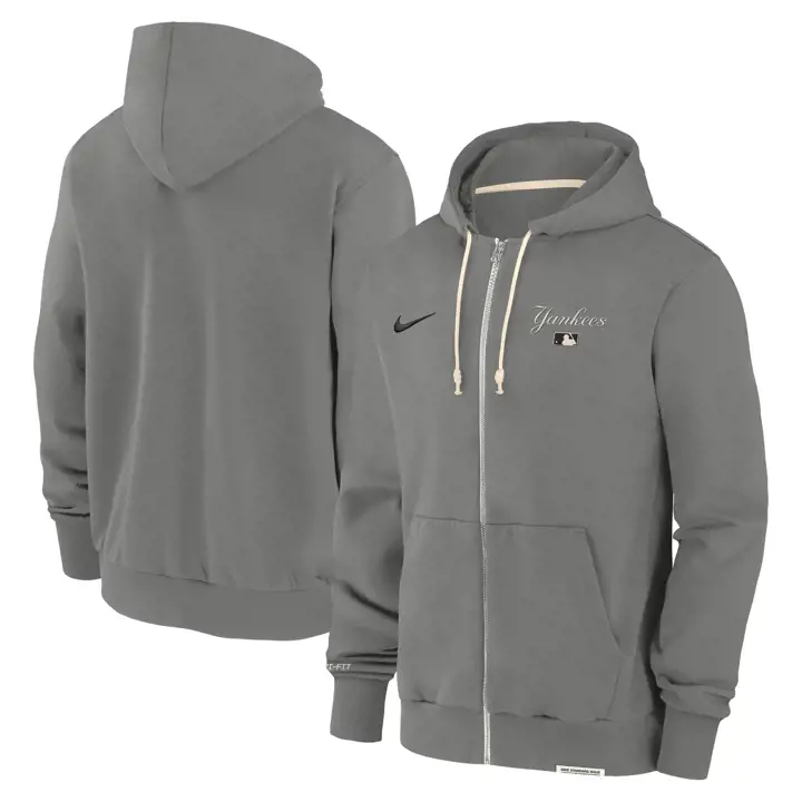 New York Yankees MLB AC Player's Travel Top Hoodie GRI