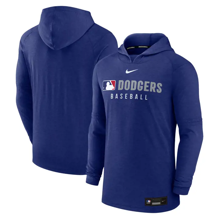 Los Angeles Dodgers MLB AC EW LTWT Haut à Capuche Manches Longues RBL