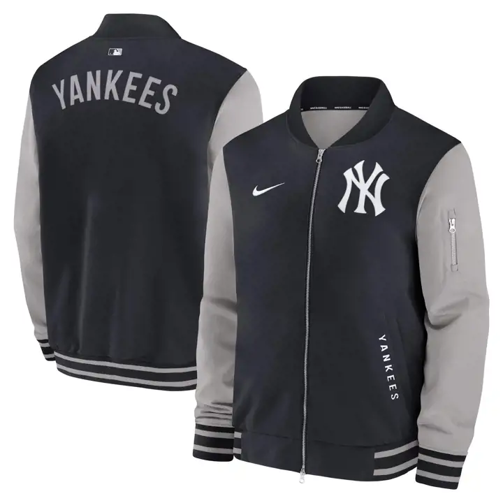 Veste aviateur New York Yankees MLB AC Dugout GRY