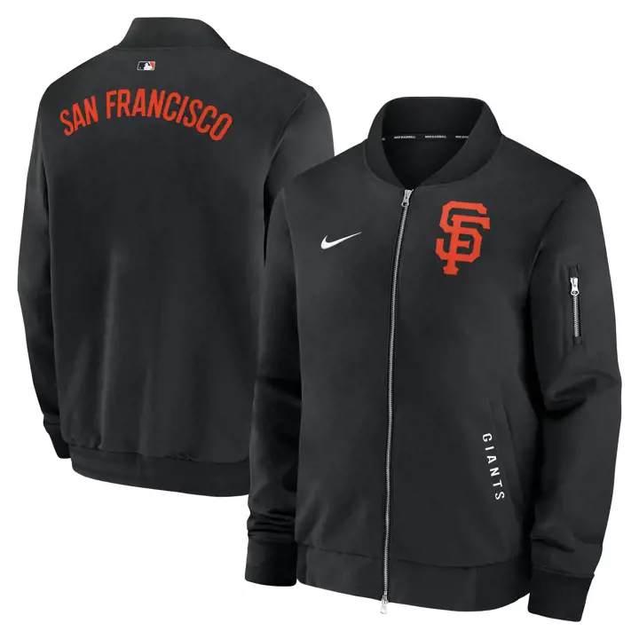 Veste de bombardier San Francisco Giants MLB AC Dugout BLK