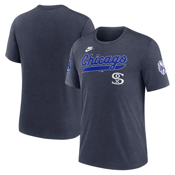 T-shirt Nike Coop Eras Triblend MLB Chicago White Sox MARINE