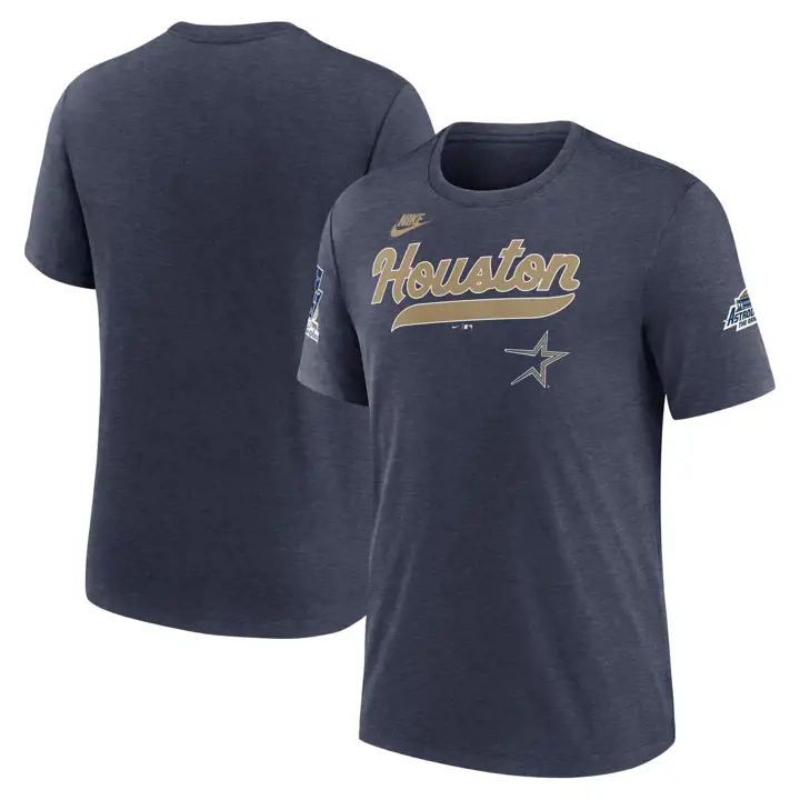 T-shirt Houston Astros MLB Nike Coop Eras Triblend  MARINE