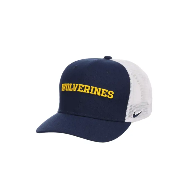 Casquette Trucker Michigan Wolverines NCAA NK Coaches marine