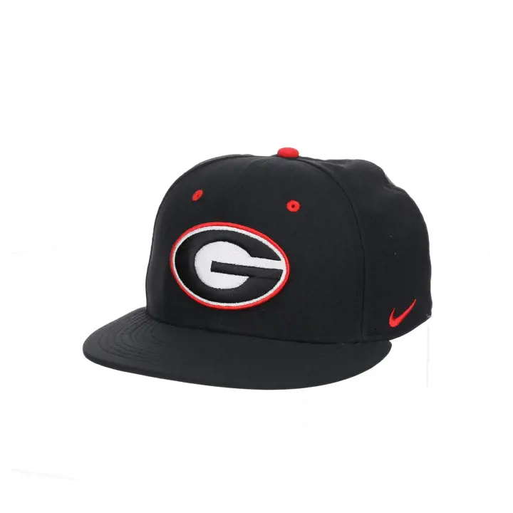 Casquette ajustée de baseball Georgia Bulldogs NCAA NK 2 tons noir/rouge