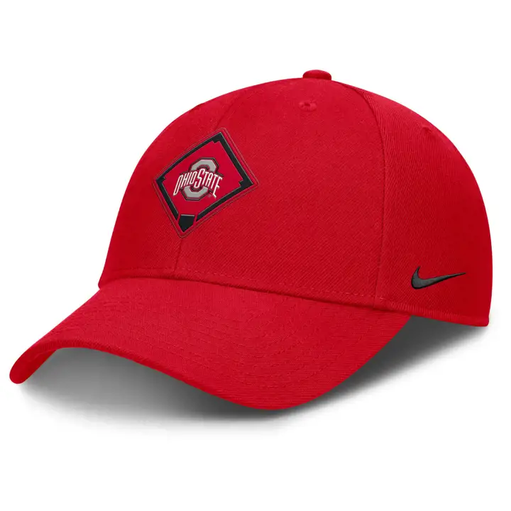 Casquette Ohio State Buckeyes NCAA NK Primetime Diamond Club rouge