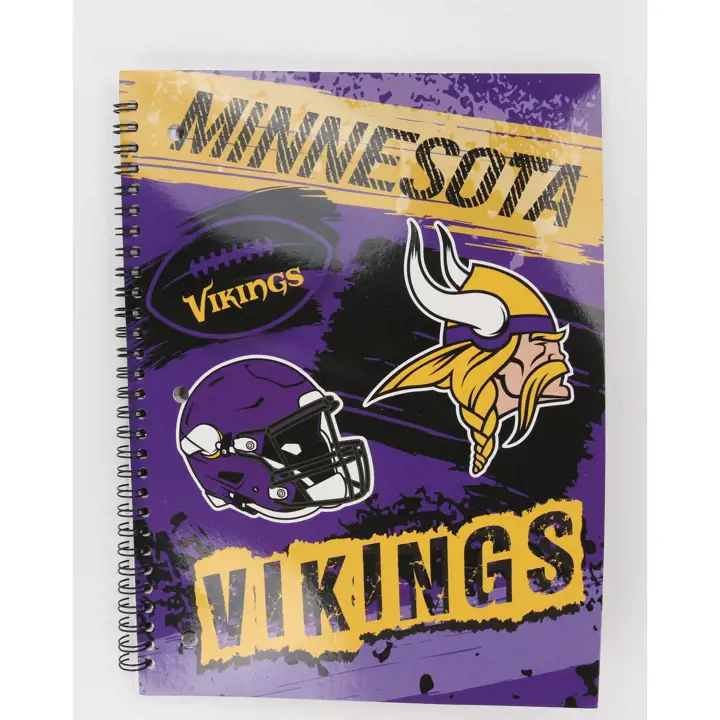 Bloc-notes à spirale Minnesota Vikings AST