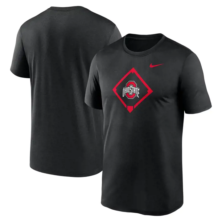 T-shirt Ohio State Buckeyes NCAA Legend Baseball Icon BLK