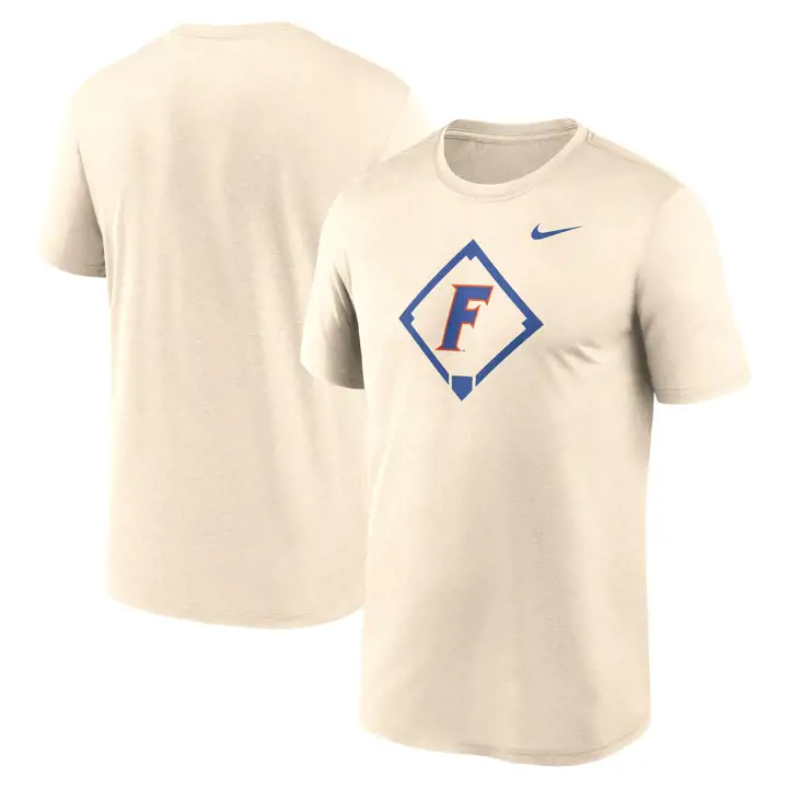 T-Shirt ICÔNE BASEBALL LÉGENDE NCAA Florida Gators NATUREL