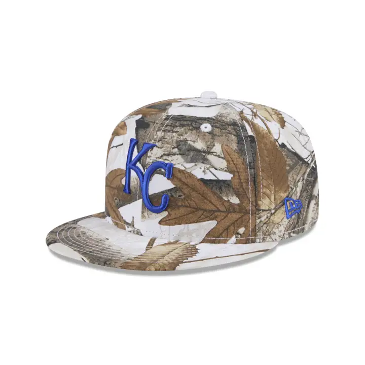 CASQUETTE KANSAS CITY ROYALS MLB BLANCHE REALTREE 59FIFTY CAMO/CAMO/AQ