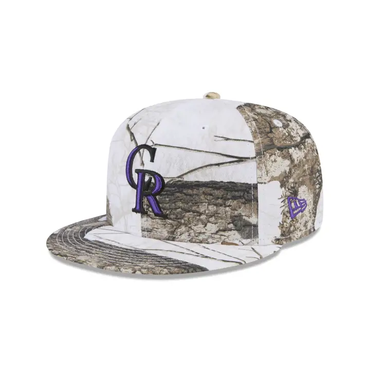 COLORADO ROCKIES MLB WHITE REALTREE 59FIFTY CAMO/CAMO/RBL