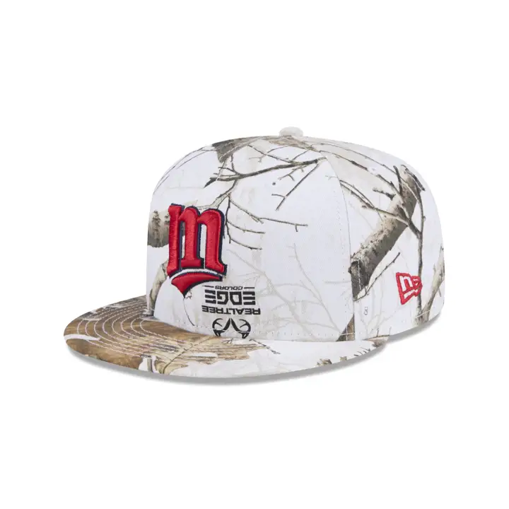 MINNESOTA TWINS MLB BLANC REALTREE 59FIFTY CAMO/CAMO/ROUGE