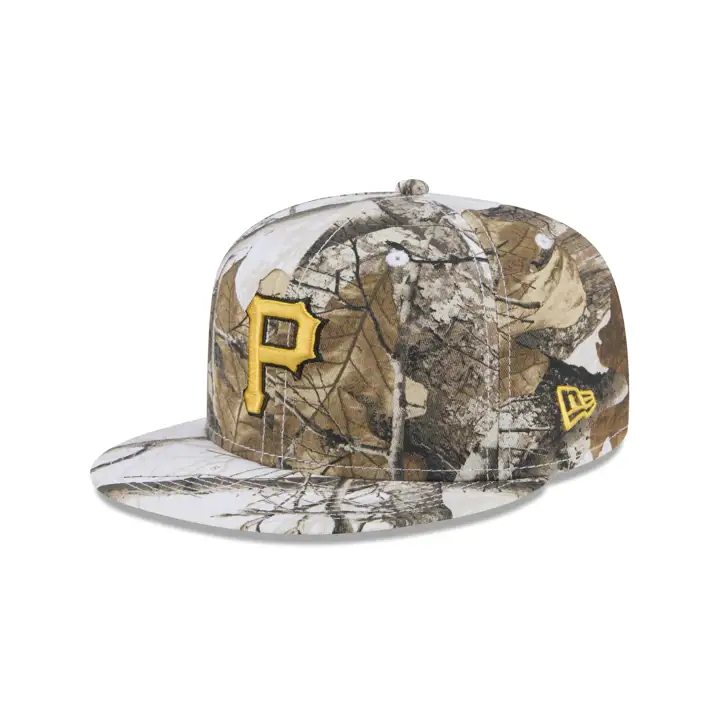 PITTSBURGH PIRATES MLB WHITE REALTREE 59FIFTY CAMO/CAMO/NAVY