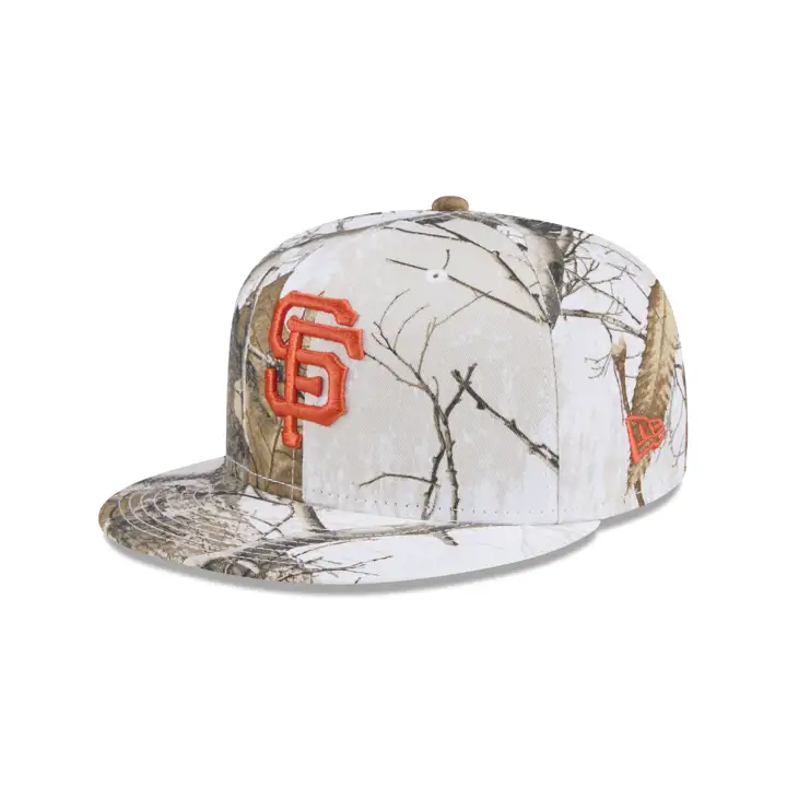 SAN FRANCISCO GIANTS MLB BLANC REALTREE 59FIFTY CAMO/CAMO/OR