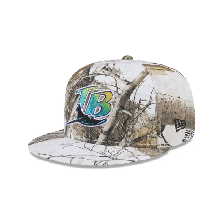 TAMPA BAY RAYS MLB BLANC REALTREE 59FIFTY CAMO/CAMO/ORG