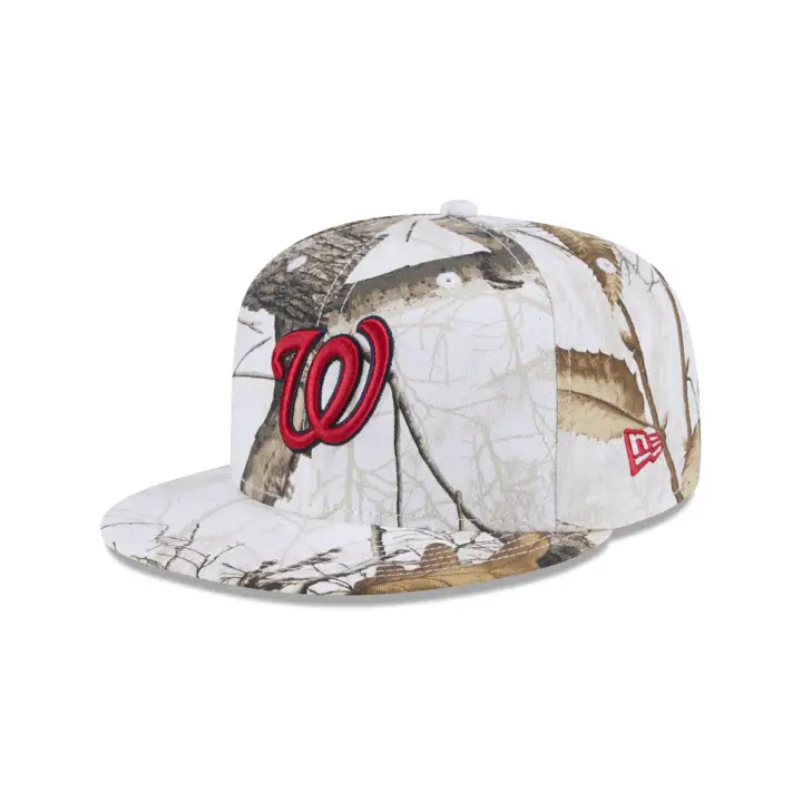 CASQUETTE 59FIFTY CAMO/CAMO/RE WASHINGTON NATIONALS MLB BLANCHE REALTREE
