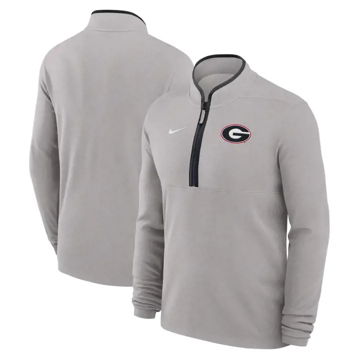 Georgia Bulldogs NCAA Victory 1/2 Zip 25 GRY