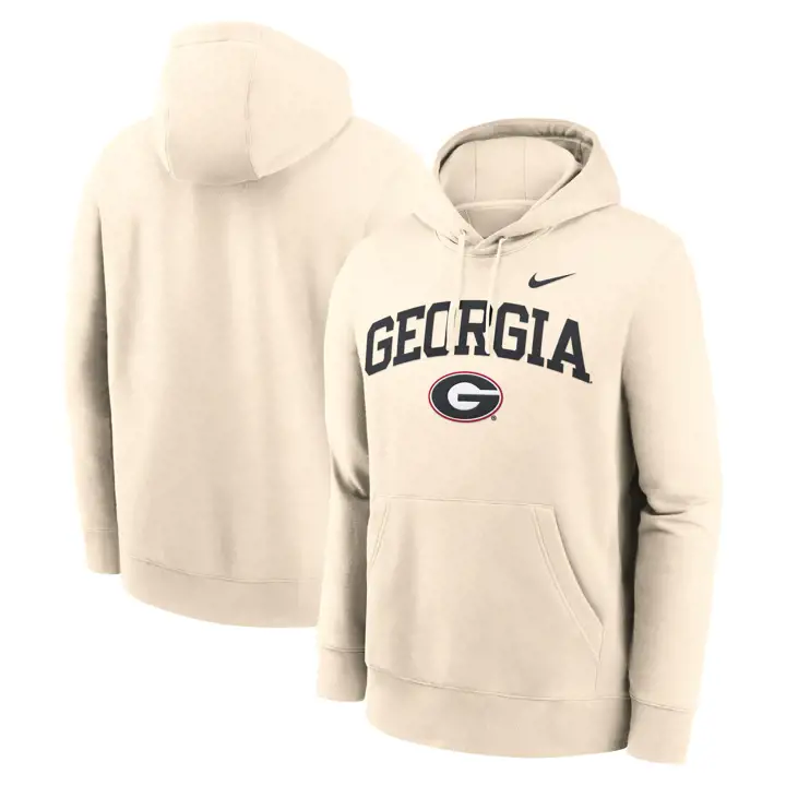 Sweat à capuche polaire brodé NCAA Georgia Bulldogs 25 NATU