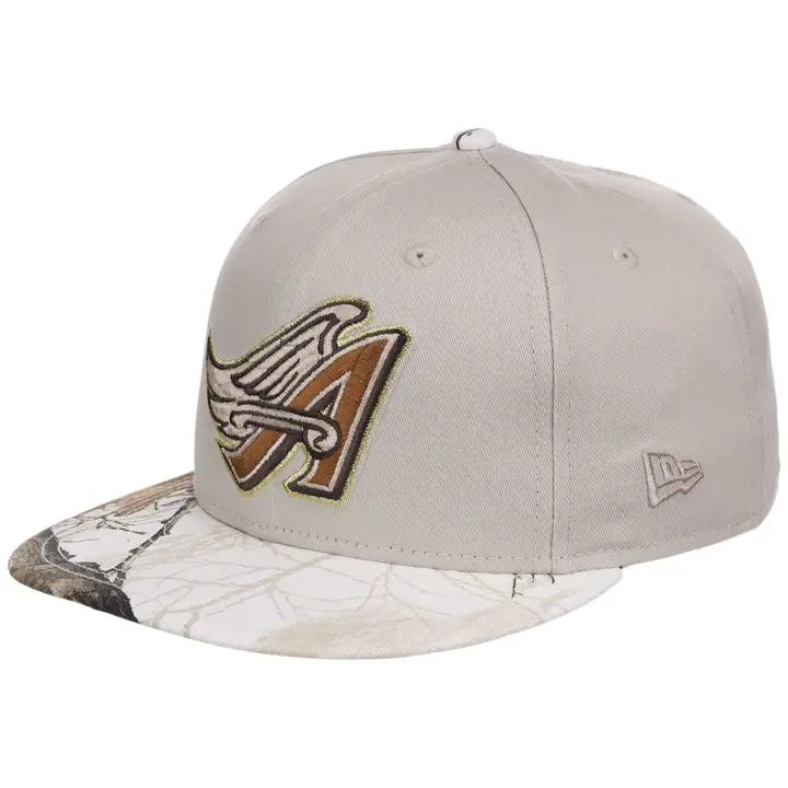 Angels MLB Arctic Real Tree 59FIFTY Stone/ wht/ kgrn 40th Se
