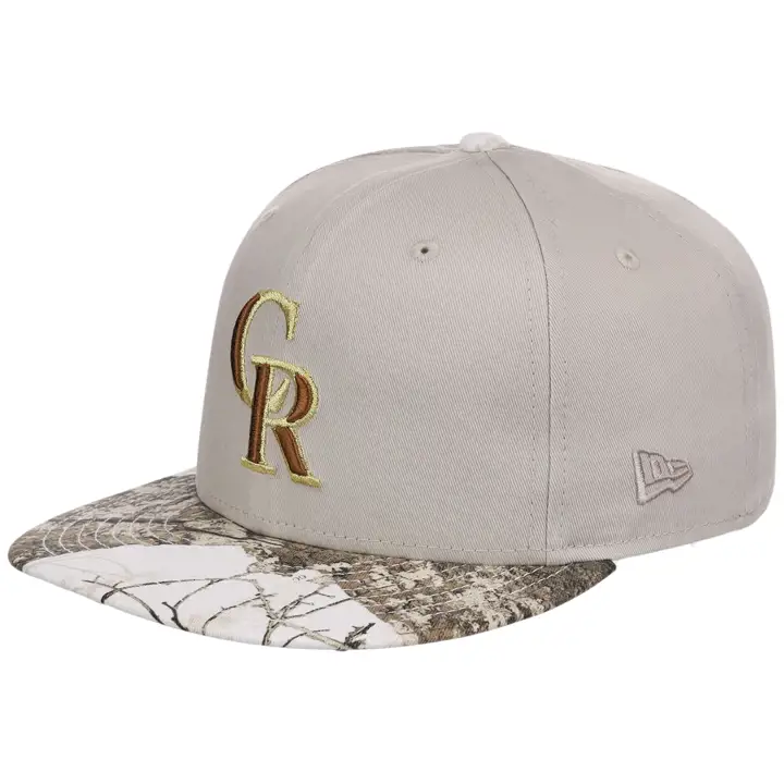 Rockies MLB Arctic Real Tree 59FIFTY Stone/ wht/ kgrn 25TH A