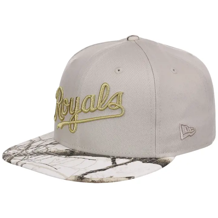 Royals MLB Arctic Real Tree 59FIFTY Stone/ wht/ kgrn 40th An
