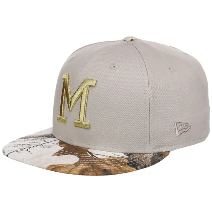 Brewers MLB Arctic Real Tree 59FIFTY Stone/ wht/ kgrn 1982-2
