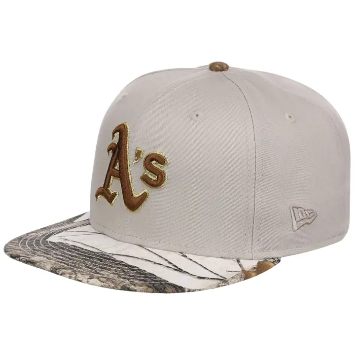 Oakland Athletics MLB Arctic Real Tree 59FIFTY Stone/ wht/ k