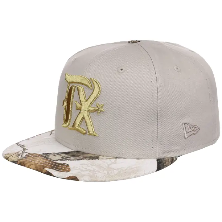 Rangers MLB Arctic Real Tree 59FIFTY Stone/ wht/ kgrn 2024 A