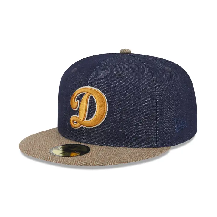 Los Angeles Dodgers MLB Business Casual 59FIFTY Denim/ Kaki/