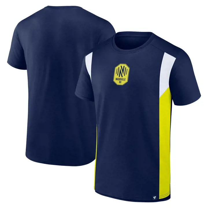 Nashville SC MLS Golden Goal SS Fashion Top NAVY