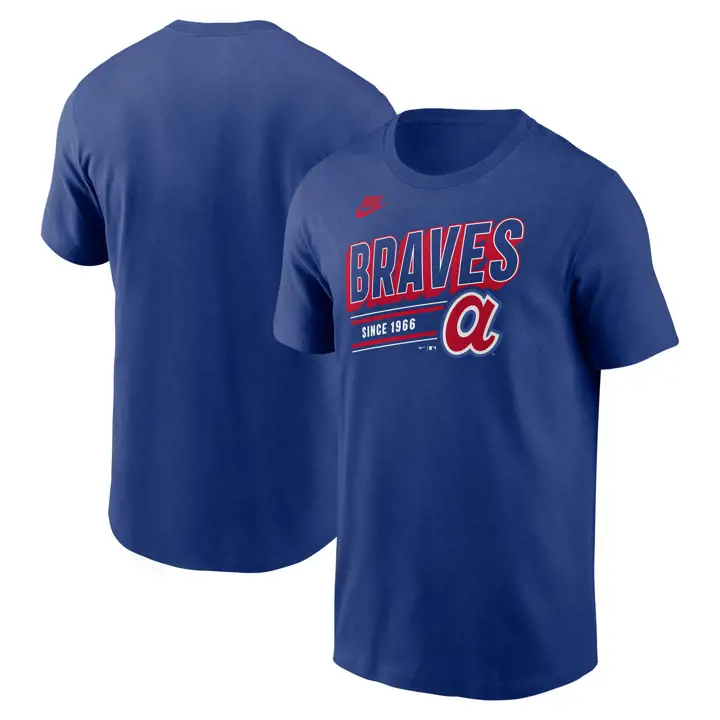 T-shirt rétro RBL Atlanta Braves MLB Coop Knockout