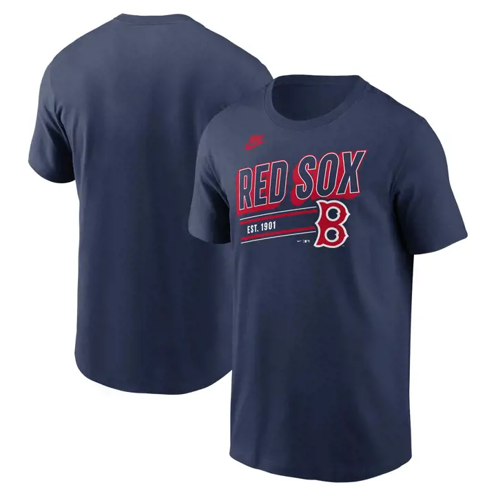 T-shirt Rétro Boston Red Sox MLB Coop Knockout BLEU MARINE