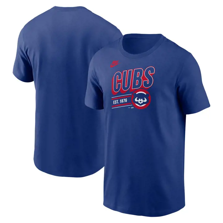 T-shirt RBL rétro de la MLB des Cubs de Chicago