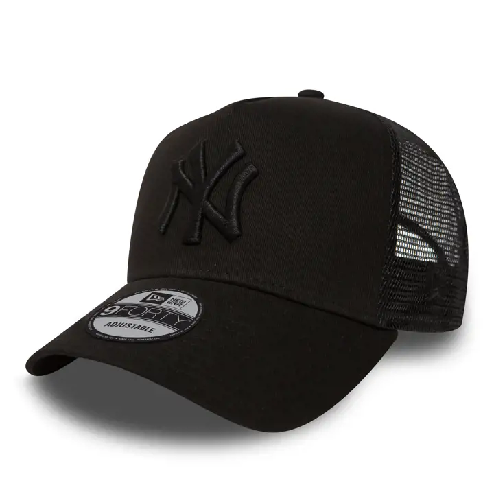 New York Yankees Casquette filet Enfant TRUCKER BASIC YTH noir/noir