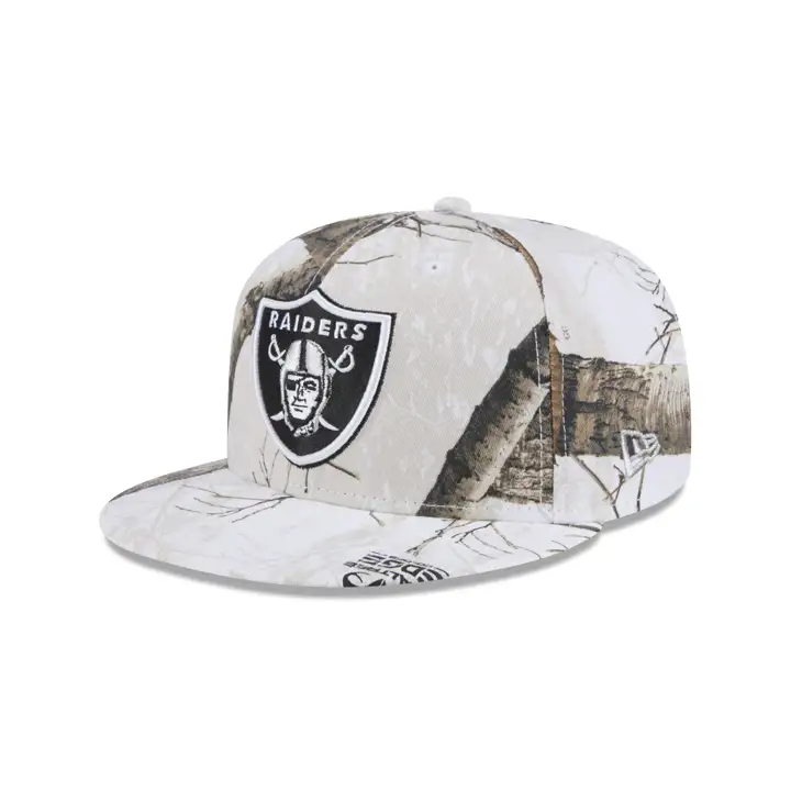 RAIDERS NFL BLANC REALTREE 59FIFTY camouflage/ camouflage/ gris