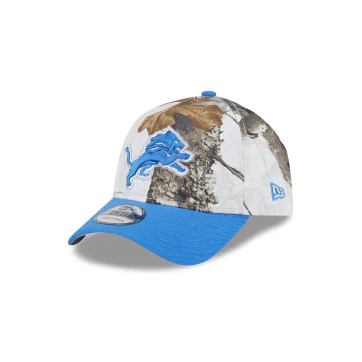 CASQUETTE 9FORTY EN TISSU REALTREE NFL BLANC DETROIT LIONS woodland/ skbl/ g