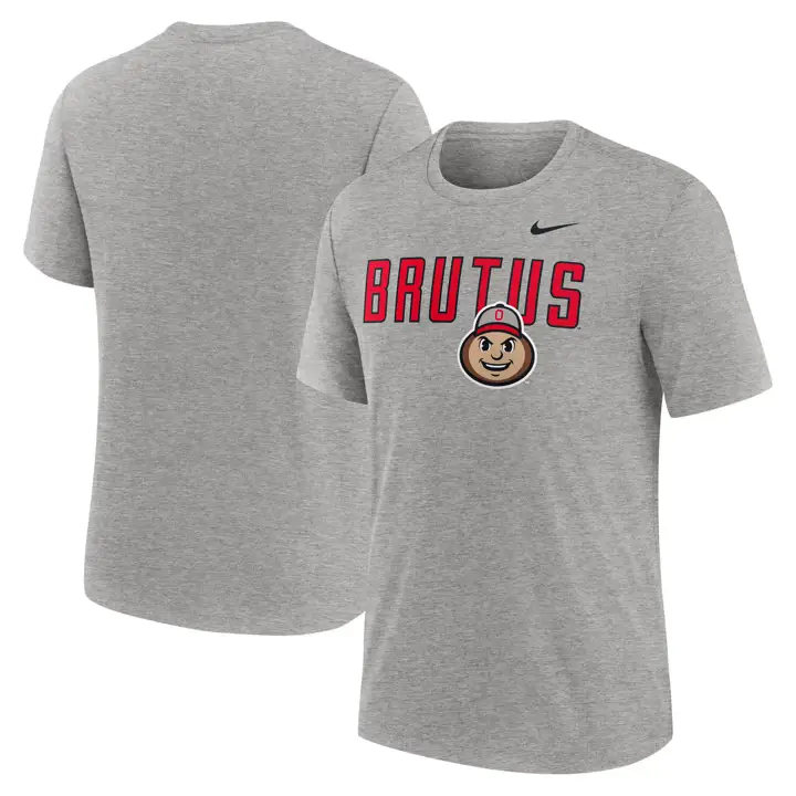 T-shirt Triblend NCAA Slogan Buckeyes de l'Ohio State 25 GRY