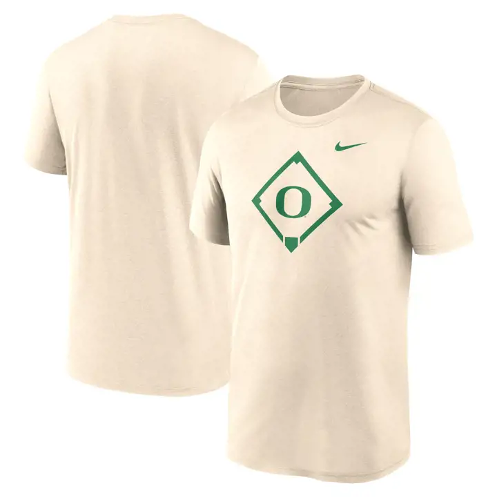 T-shirt icône de baseball Oregon Ducks NCAA Legend 25 naturel