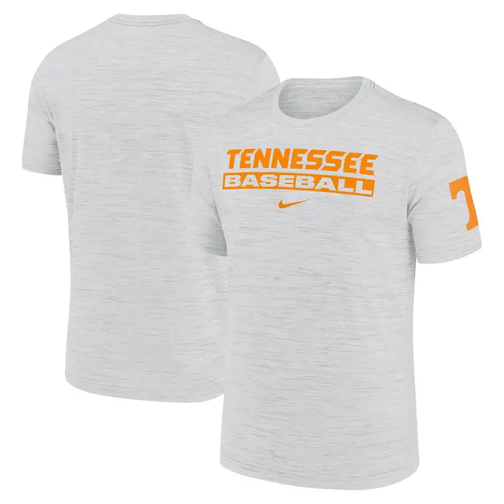 Bénévoles NCAA Velocity Baseball Practice T-Shirt 25 Wht