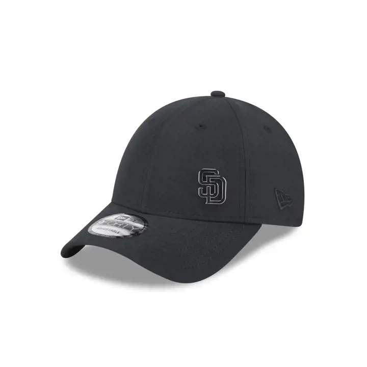 San Diego Padres MLB NEW ERA FLAWLESS BLACK/SLV 9FORTY Blk