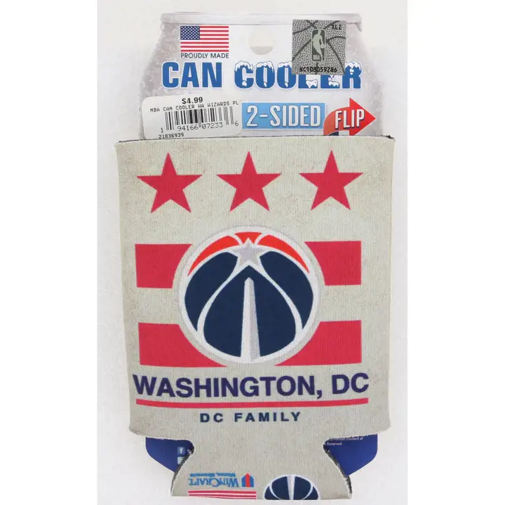 Washington Wizards License Plate Can Coozie Assortiment