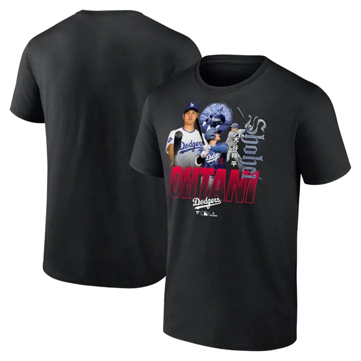 T-shirt joueur notoire des Dodgers de Los Angeles MLB III Shoei O