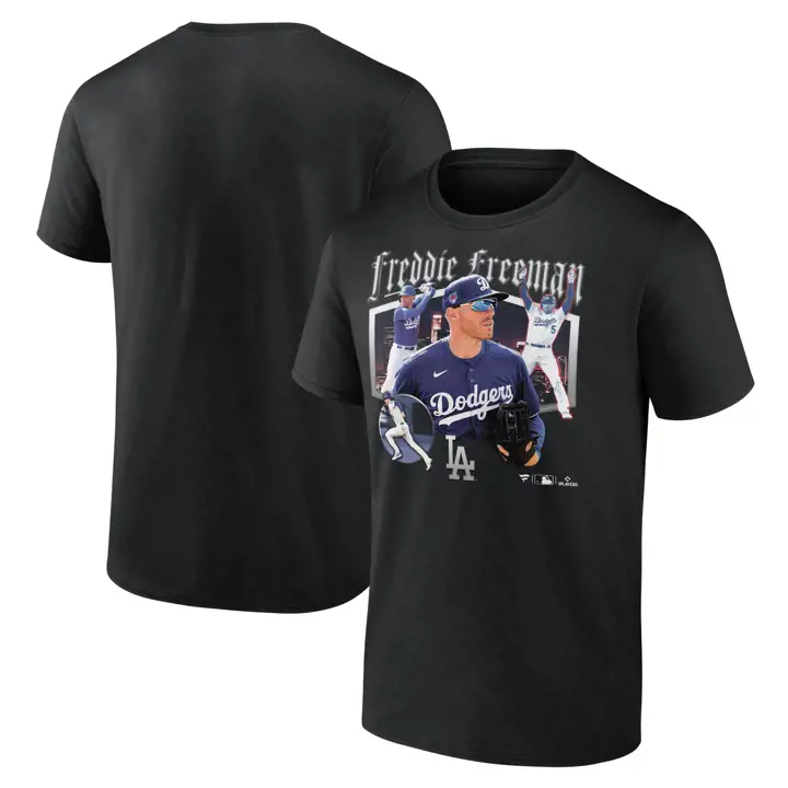 T-shirt de joueur légendaire des Dodgers de Los Angeles MLB III Freddie