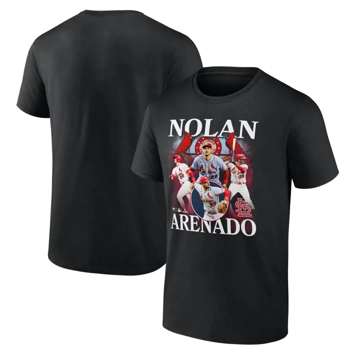 T-Shirt III Nolan A - Joueur Célèbre des Cardinals de St. Louis MLB